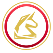 1021 Events gold unicorn logo